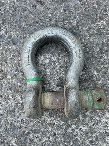 Shackle screw pin