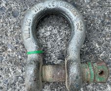 Shackle screw pin