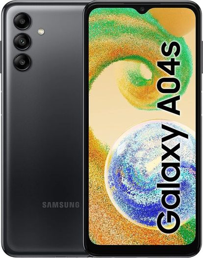 Samsung Galaxy A04s SM-A047F/DSN 16.5 cm (6.5") screen size Dual SIM 4G USB Type-C 3GBram 32GB storage 5000 mAh Black/ Used
