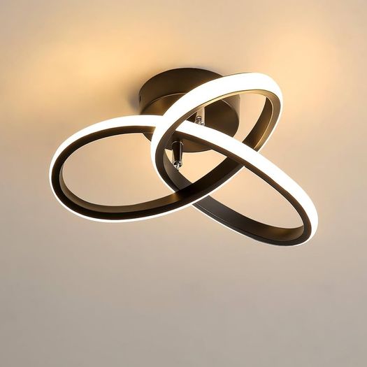 NEW SALE | LED Ceiling Lights, 22W 2500LM Creative Flower Design Ceiling Light, Aluminium Ceiling Lighting Fixture for Living Room, Bedroom, Kitchen, Hallway, Warm White 3000K