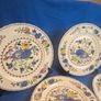 Set of 7 Masons Ironstone Regency Dinner Plates ,Less common, 27 cm in diameter ,2 pieces with the rarer export mark Image 7