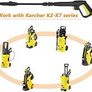 NEW SALE | Quick Connect Trigger Gun Kit for Replacing Karcher Electric Pressure Washers 2100 PSI Fit for Karcher K2 K3 K4 K5 K7 Hose Quick Release System Image 4