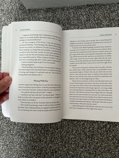 Golf wisdom book Life on the green