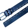 Women Black Leather Belt Genuine Leather Belt with Stitch Detail, Casual & Office Wear Belt for Jeans Image 5