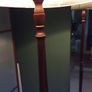 Antique Brown Solid Wood Tall Floor Lamp with a choice of lampshades Image 4