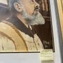 Framed Vintage Oil Portrait of Saint Padre Pio Signed F. Feld '80 Image 6