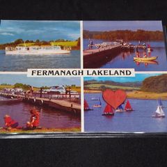 Northern Ireland Postcard : Fermanagh Lakeland - Multi-view