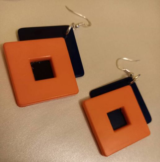 Geometric Funky Handmade Earrings