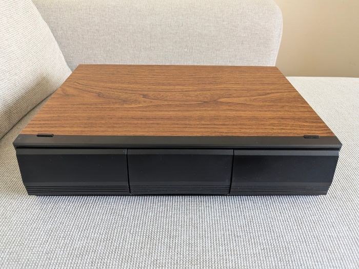 Vintage 36 Cassette Tape Storage Cabinet 3 Drawer Holder Woodgrain Audio Tape Organiser