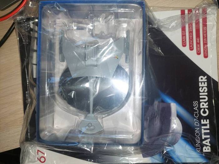 EAGLEMOSS Star Trek 67 Klingon D7 Class Battle Cruiser Star Trek