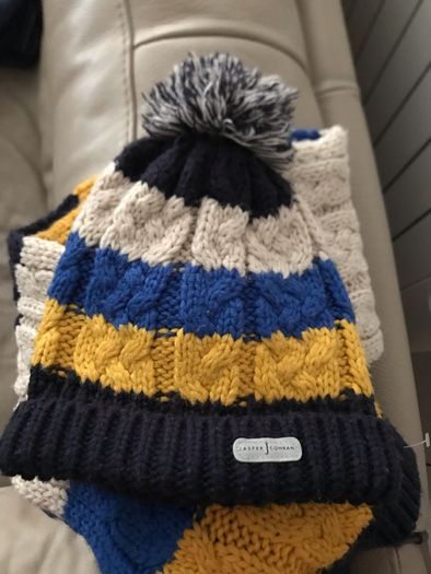 scarf and hat