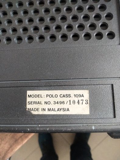 vintage POLO radio cassette,1970