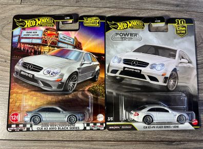 2 X Mercedes Clk 63 Amg Hot Wheels Premium