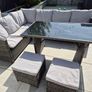 Rattan garden Furniture Set with cushions Image 2