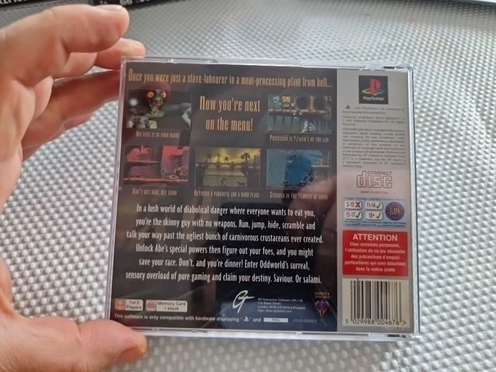 Oddworld Abe s Oddysee PlayStation1 Ps1 PlayStation2 Ps2 Games Original