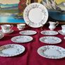21 Piece Royal Albert Brigadoon Pattern Bone China Gold Gilt Tea Set For 6 Person Setting Made In England Image 3