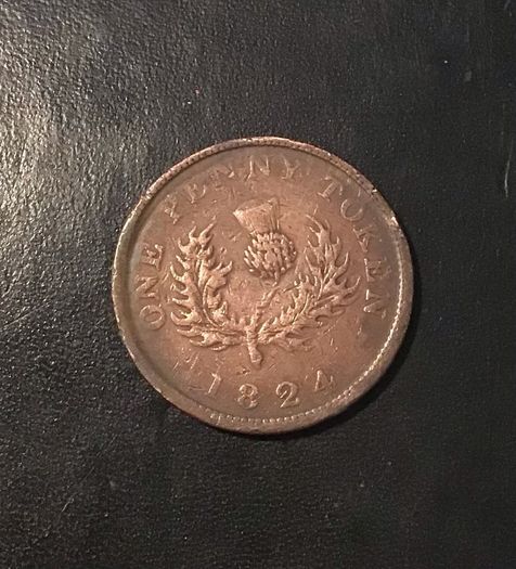 Canada Nova Scotia 1824 One Penny Bank Token