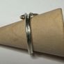 Handmade sterling silver ring. Size R Image 5