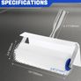 DASBET Spiked Screeding Compound Roller 10" x 1" Spike Roller Floor Compound Roller Spiked Aeration Roller Latex Floor Self Leveling Roller Image 3