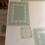 Table mats and matching coasters x 4 in glass Image 2