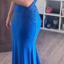 Blue debs dress Image 3