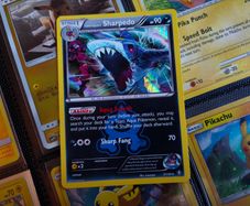 Team Aqua's Sharpedo ! Holo Rare ! from Double Crisis Set ! 2015 ! Pokemon Card !