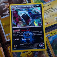 Team Aqua's Sharpedo ! Holo Rare ! from Double Crisis Set ! 2015 ! Pokemon Card !