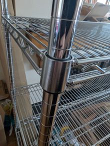6ft x 6ft Chrome Wire Shelving