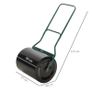 60L Fillable Cylinder Steel Garden Lawn Roller Black Image 3
