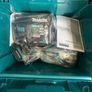 The Makita GA004G 115mm 40V XGT grinder with battery and charger Image 2