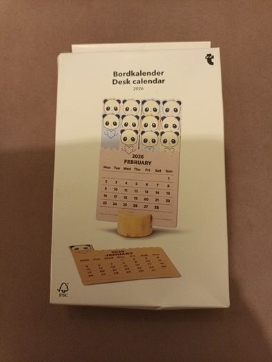 2026 desk calendar