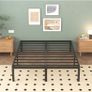 Double Bed Frame 4ft6 with Rounded Corner Legs, Heavy Duty Metal Bed Frame Small Double with Steel Slats Support, Double Bed 36 cm High, Noise Free, Easy Assembly Image 9