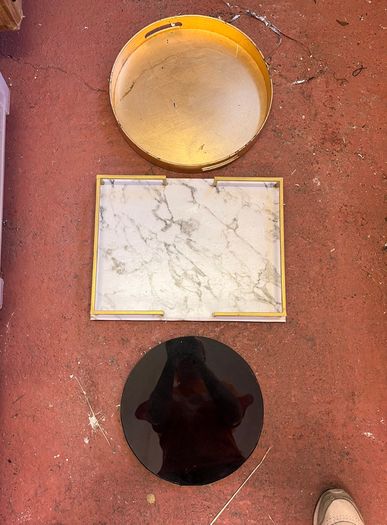 Gold Mirrors, Framed Art & Home Accessories Bundle