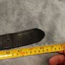 Black Leather Belt 1.25 metres approx 4 foot Image 2