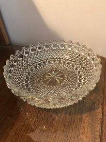 Glass Vintage Trifle/Fruit Bowl