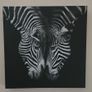 Painting canvas black and white Image 2