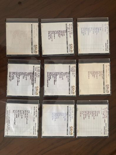 Job lot of thirty one Sisters of Mercy live bootleg recordings plus one CD of demo recordings. All look in good condition. See photos for shows and dates. Sold as a job lot. Bargain!
