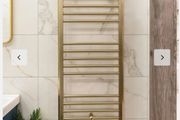 Eliseo Ricci  Heated Towel Rail - Brushed Brass