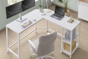 Corner office desk Desk, L-shaped computer desk