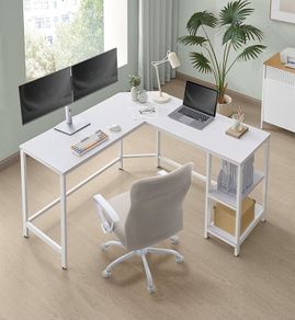 Corner office desk Desk, L-shaped computer desk