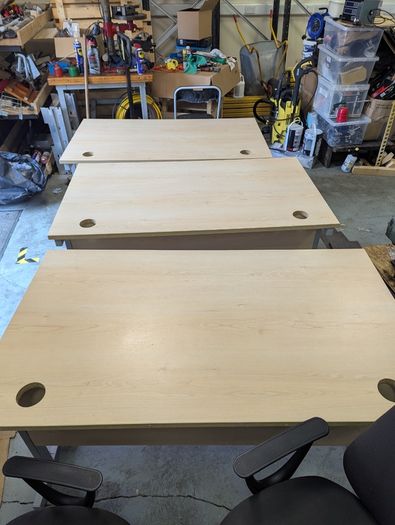 office desk and chairs