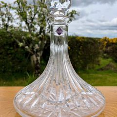 1990s Edinburgh Crystal Ships Decanter