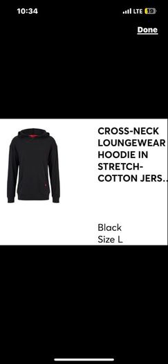 Hugo boss hoodie sweatshirt jumper size large