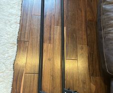 Thule 127cm square roof bars x 2 with fittings