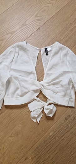 H&M White Blouse - M