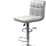 Bar Stools, with Chromed Framework, 360 Degree Rotary, Soft Padded Chairs,Set of 2 (FREE POSTAGE) Image 4