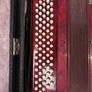 Vintage Settimio Soprani 80 Bass Piano Accordion, Red Pearl, Made in Italy, with Case Image 5