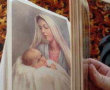 Pack of Vintage Christian Christmas Cards. Madonna & Child