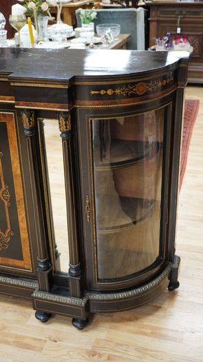Victorian Ebonised Credenza