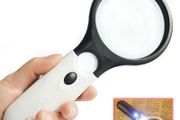 3 LED Light 45X Handheld Magnifier Reading Magnifying Glass Lens Jewelry Loupe